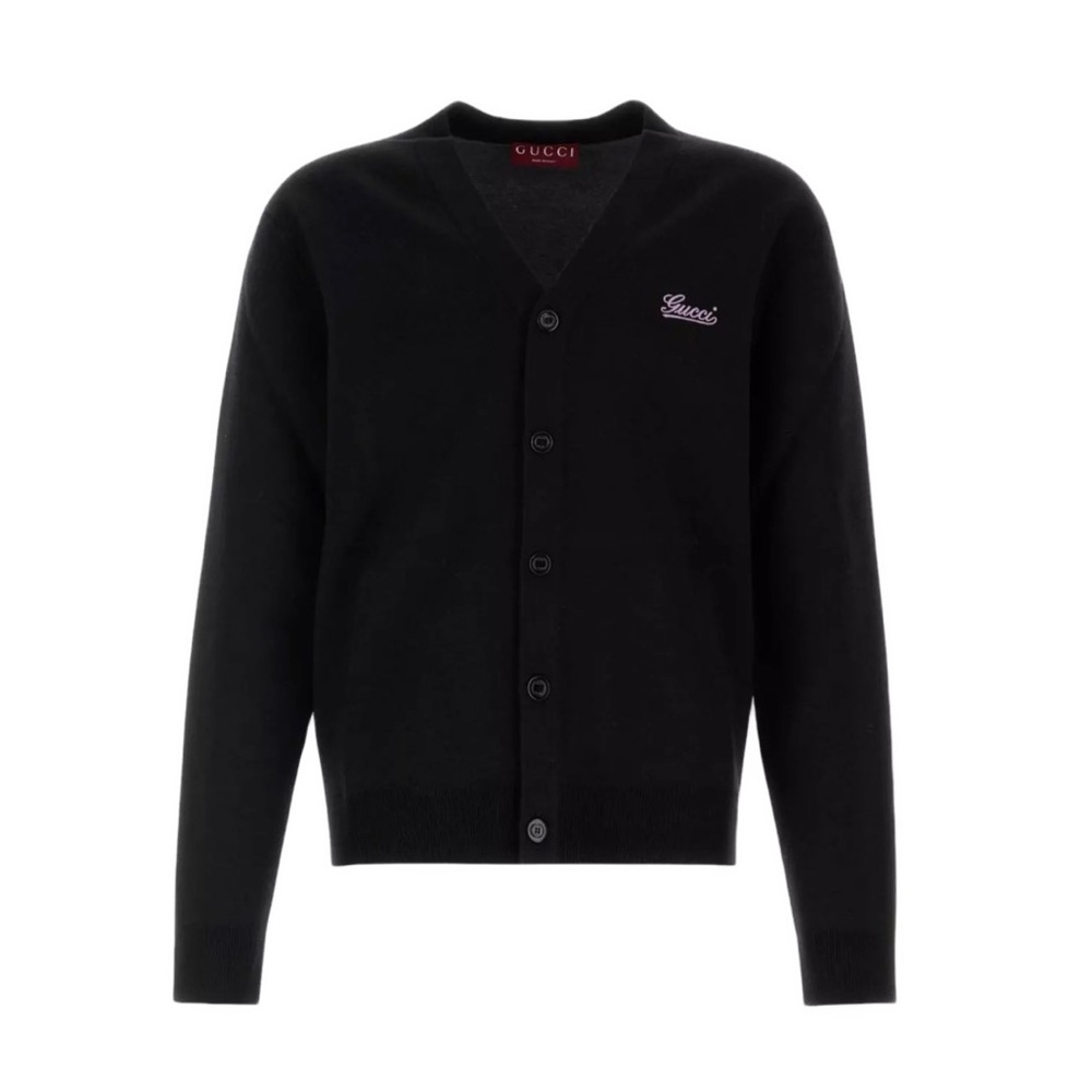 NWT GUCCI Stretch wool blend cardigan Unisex - Picture 3 of 5